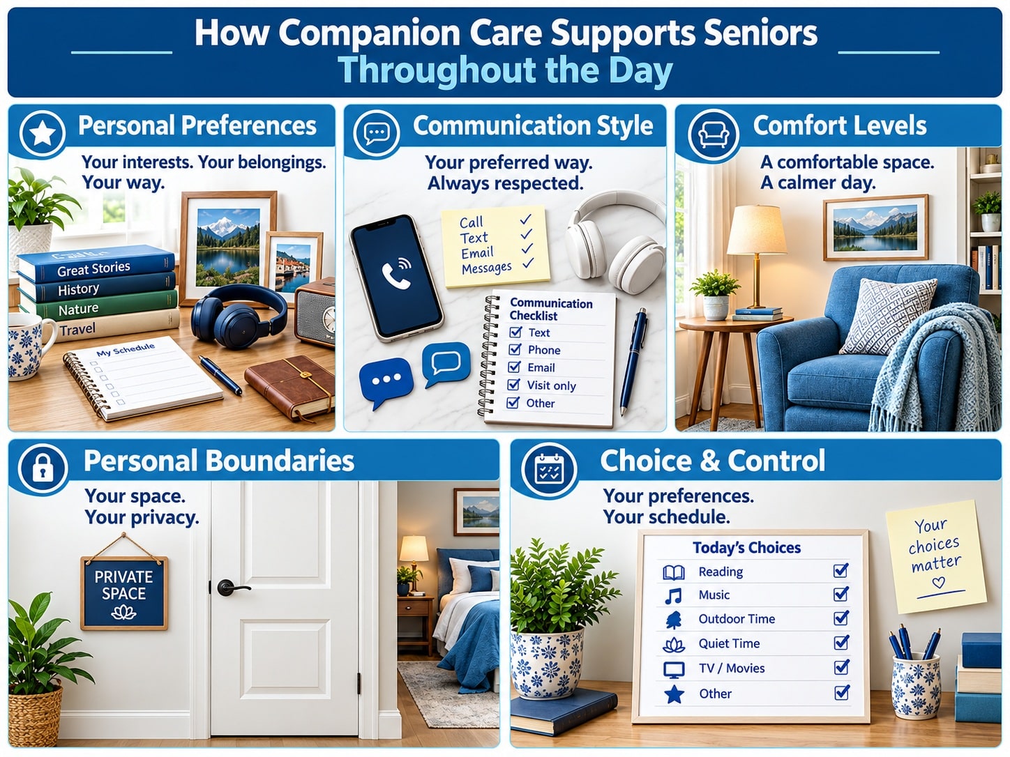 Companion Care Supports Seniors Throughout the Day